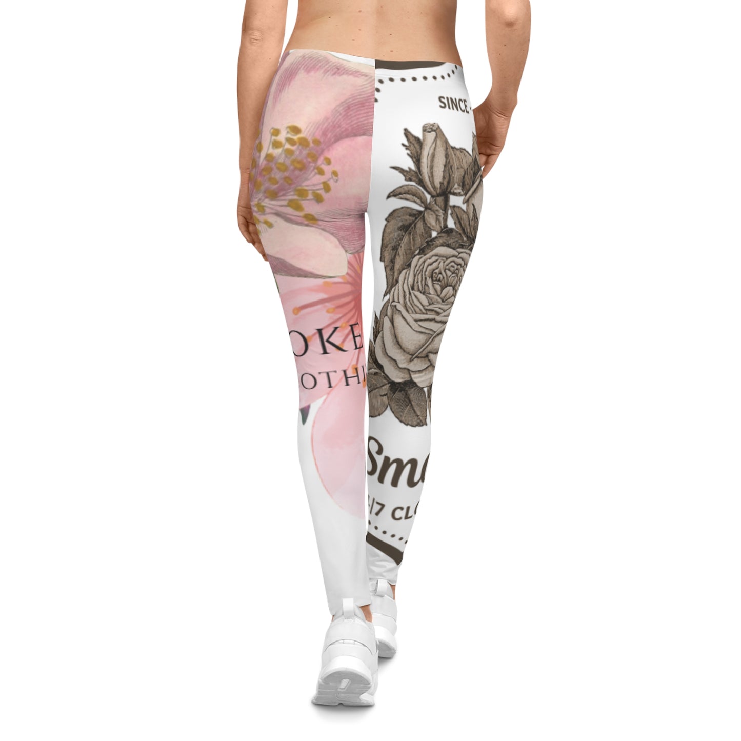 Floral Print Women's Leggings, Stylish Activewear for Fitness, Casual Outfits, Gifts for Her, Yoga Pants, Trendy Leggings