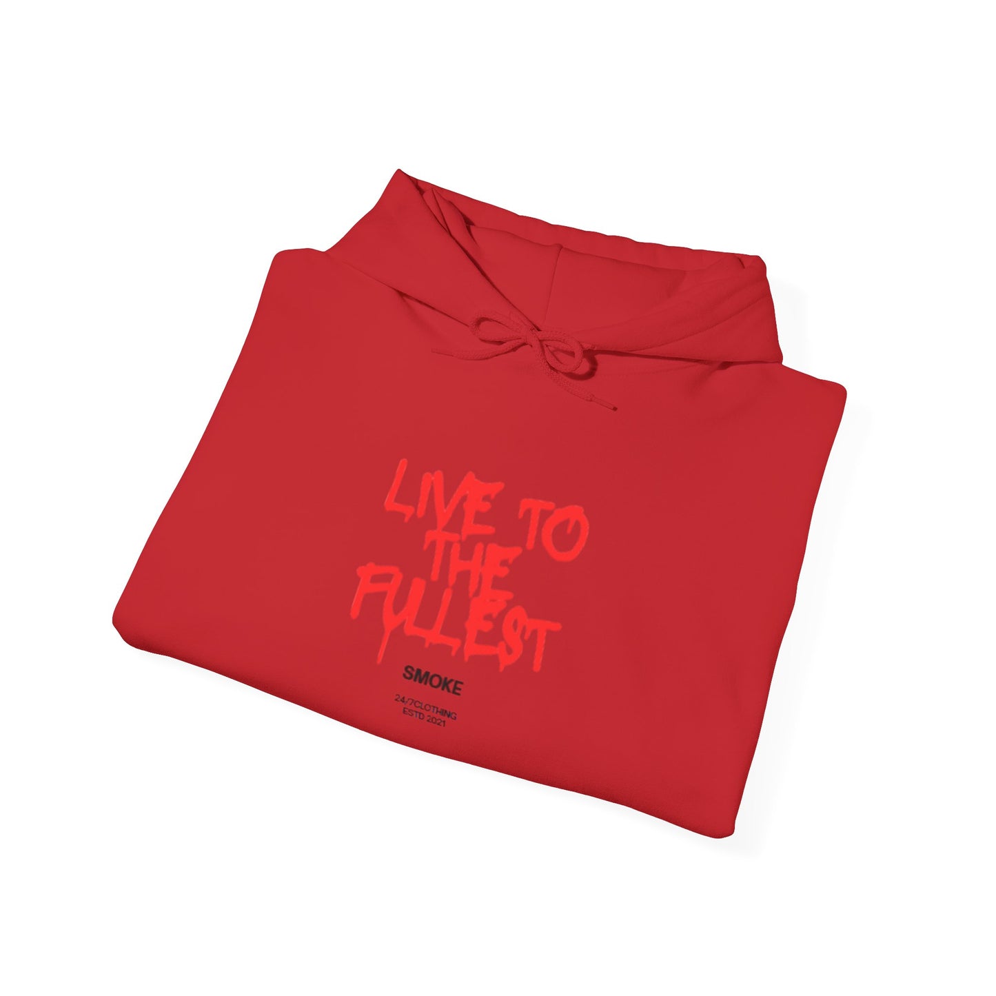 Live to the Fullest Unisex Hoodie | Casual Oversized Sweatshirt, Comfortable Gift for Adventurers, Streetwear Style, Holiday Apparel