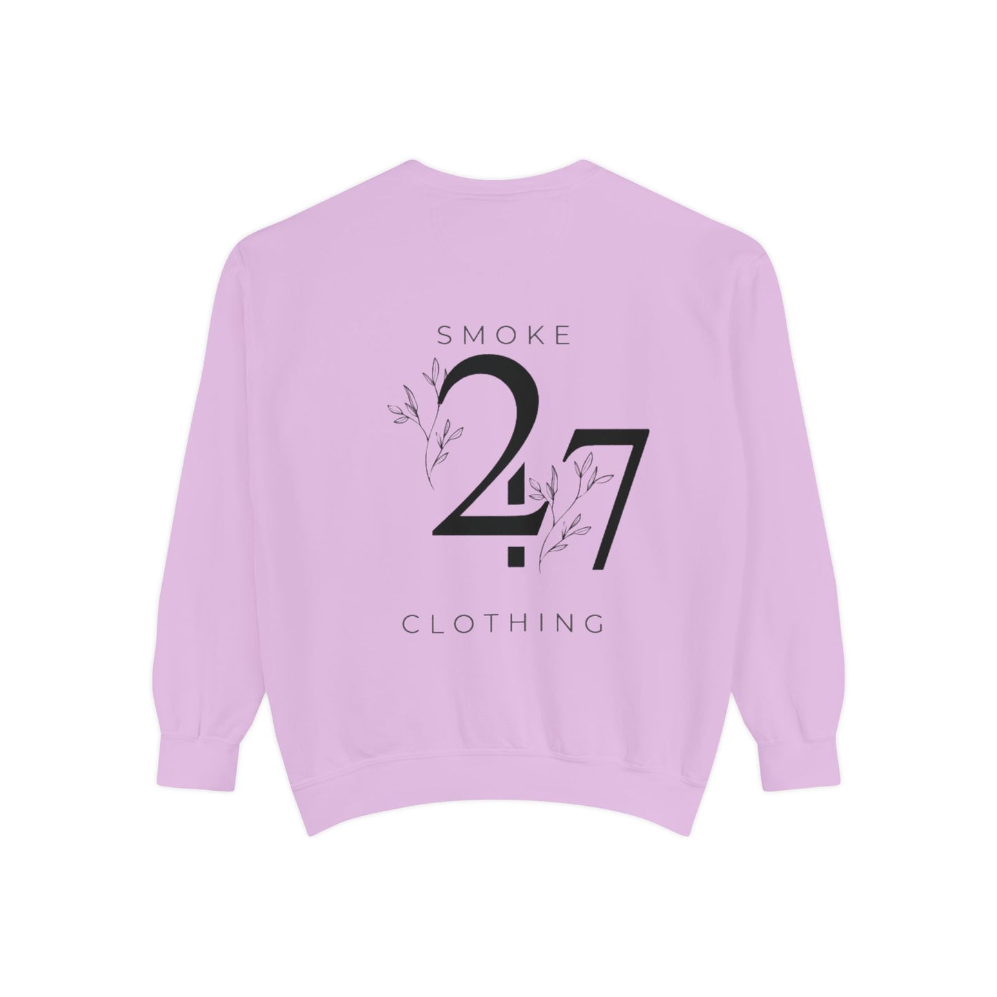 Smoke 247 Clothing Sweatshirt — Minimal Logo Crewneck Pullover