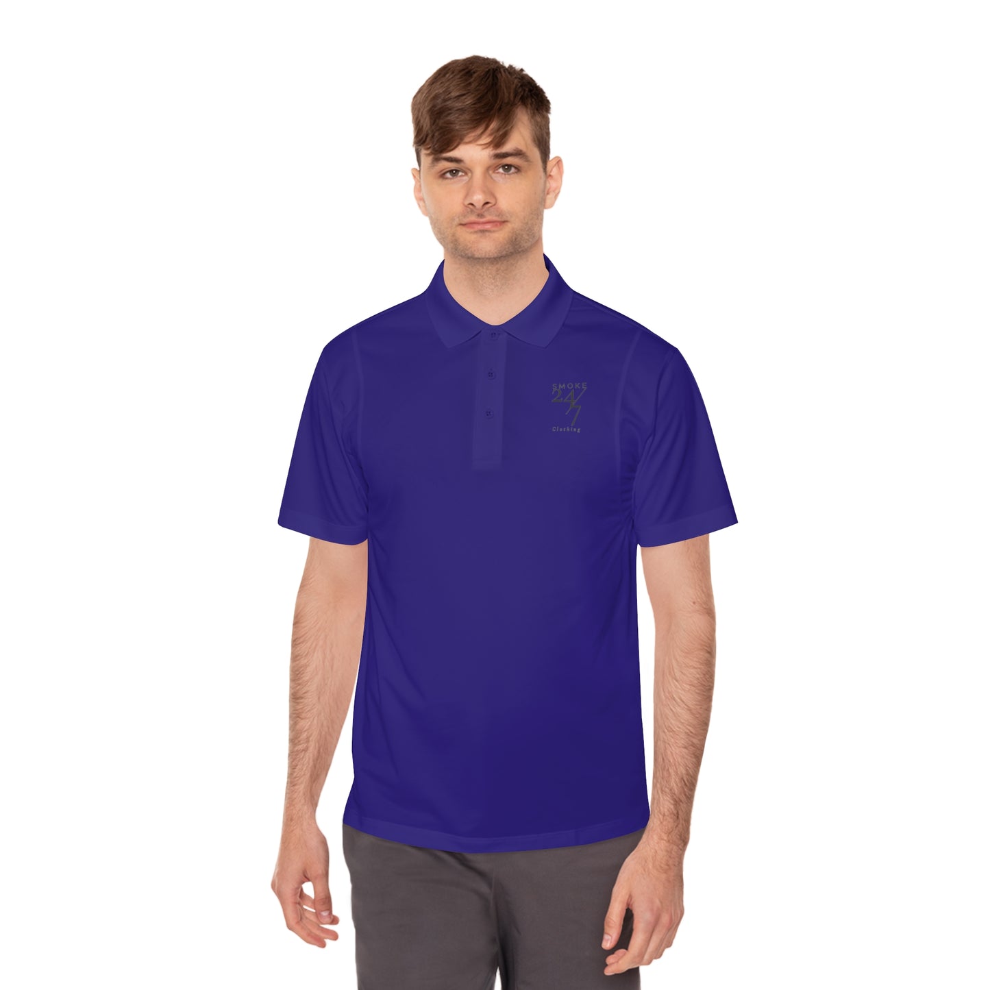Smoke 24/7 Logo Polo Shirt — Men's Sport Polo
